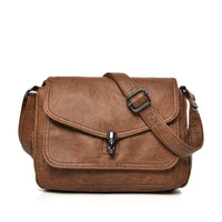 Thumbnail for Soft leather trendy retro crossbody fashion bag