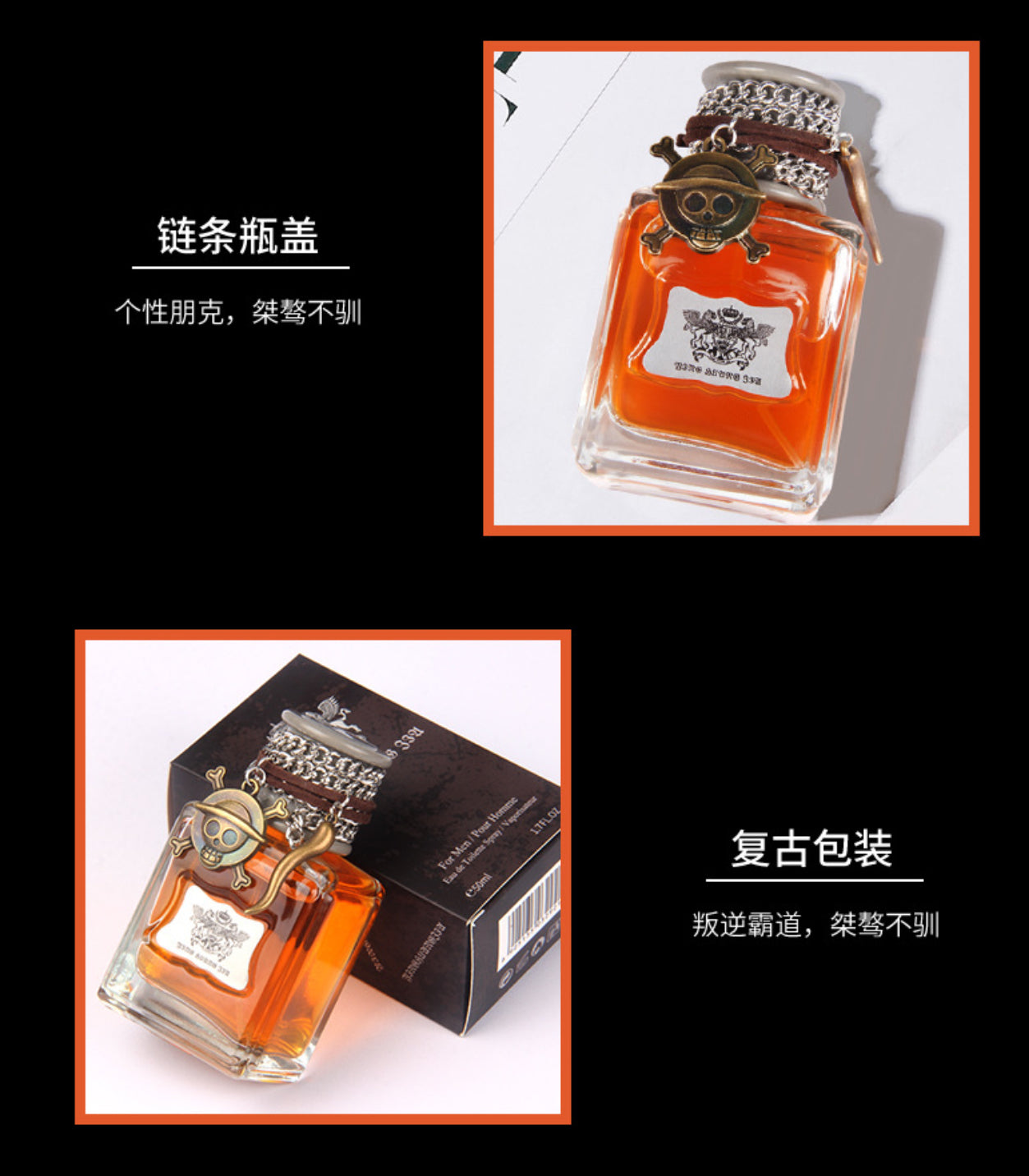 Internet celebrity explosion orange dirty words bad boy men perfume fresh natural lasting ancient dragon spray a wholesale - Update Avenue