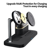 Thumbnail for Magnetic wireless charger 3-in-1 wireless charging clock wireless charger suitable for Apple 3-in-1 wireless charging