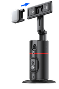 Thumbnail for P02 Auto Face Tracking Stand 360 Rotation Phone Holder Desktop Tracking Gimbal Stabilizer Tripod for Live Vlogging Video