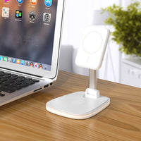 Thumbnail for Multi functional wireless charging desktop magnetic bracket suitable for folding wireless chargers for Apple and Huawei phones