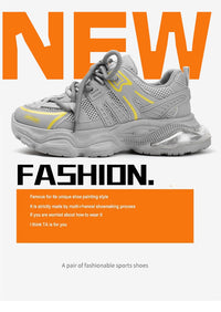 Thumbnail for New trendy men's breathable increase of thick sole shoes casual shoes - Update Avenue