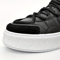 Thumbnail for Men's Trendy Double Lace Skateboard Shoes, Non Slip Platform Shoes, All Seasons Campus Walking Street Skateboarding Traveling