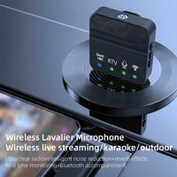 Thumbnail for Wireless lavalier microphone, microphone clip, internet celebrity live streaming equipment, short video noise reduction recording, Bluetooth microphone