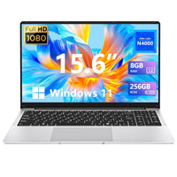 Thumbnail for Laptops 15.6 Inch 8GB RAM 256 GB SSD 1920*1080P  Screen Learning Portable Notebook Computer with Office 365 Camera for Student