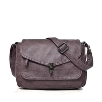 Thumbnail for Soft leather trendy retro crossbody fashion bag