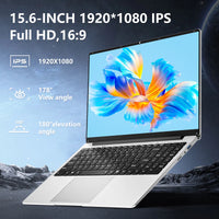 Thumbnail for Laptops 15.6 Inch 8GB RAM 256 GB SSD 1920*1080P  Screen Learning Portable Notebook Computer with Office 365 Camera for Student