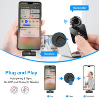 Thumbnail for Wireless lavalier microphone mobile phone outdoor live recording noise reduction 1-to-2 wireless microphone