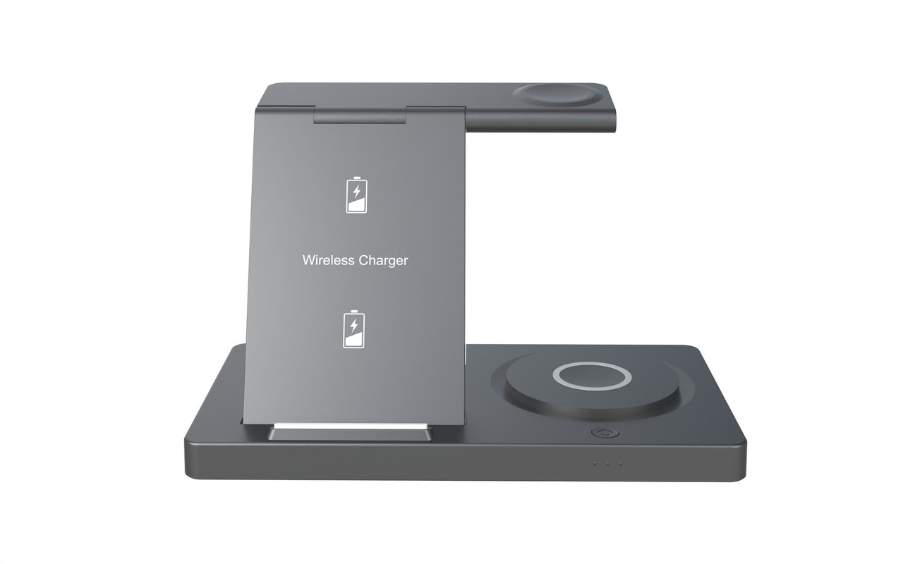 Folding five in one wireless charger suitable for Apple, Samsung, mobile phones, headphones, watches, and multiple devices