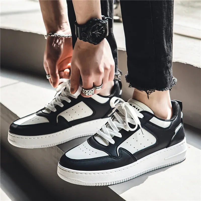 New Men Shoes boot Plate Men's Fashionable All-Matching Platform Shoes Sports Casual Shoes Tenis Masculino Sneakers tenis