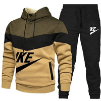 Thumbnail for 2024 autumn and winter new men's brand hoodie hoodie + trousers two-piece leisure fitness jogging fashion sports suit