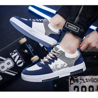 Thumbnail for 2023Men's Sneakers Flat Student Shoes Breathable Fashion Lace-Up Sneakers Men's Comfort Sports Jogging Shoes Zapatillas Hombre