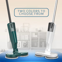 Thumbnail for Electric Water Mop Cleaner Machine 360° Rotatable Spin Cleaning Mop Squeeze Wet and Dry Use Hand Push Household Floor Cleaning