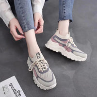 Thumbnail for 2023 Sneakers Women Platform Flat Shoes Woman Shoes Green Casual Trainers Ladies Chunky Sneakers Women Shoes